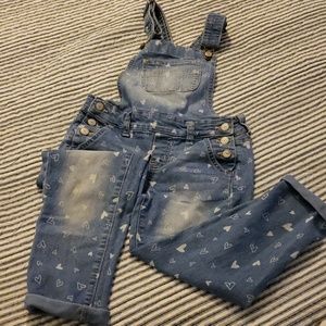 Cropped overalls